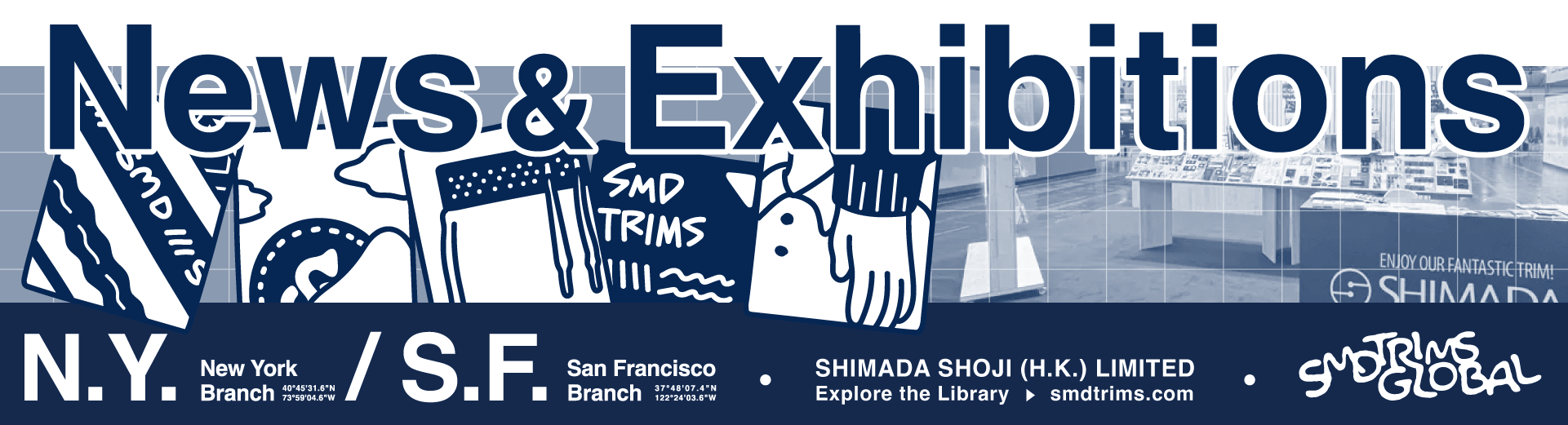 News & Exhibitions banner